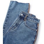 Twist Raw Edge Detaylı Jean Pantolon