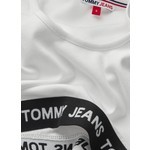 Tommy Jeans Bisiklet Yaka Beyaz Kadın T-Shirt DW0DW12945YBR