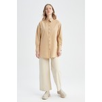 DeFacto Regular Fit Basic Uzun Kollu Gömlek Tunik Z0657AZ22HS
