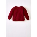 DeFacto Kız Bebek Regular Fit Çiçek Baskılı Organik Pamuklu Sweatshirt V9900A221AU