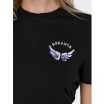 Only 15286657 Only Onlkıta Reg S/s Wıngs Top Box Jrs Kadın T-Shirt Black/dreamer