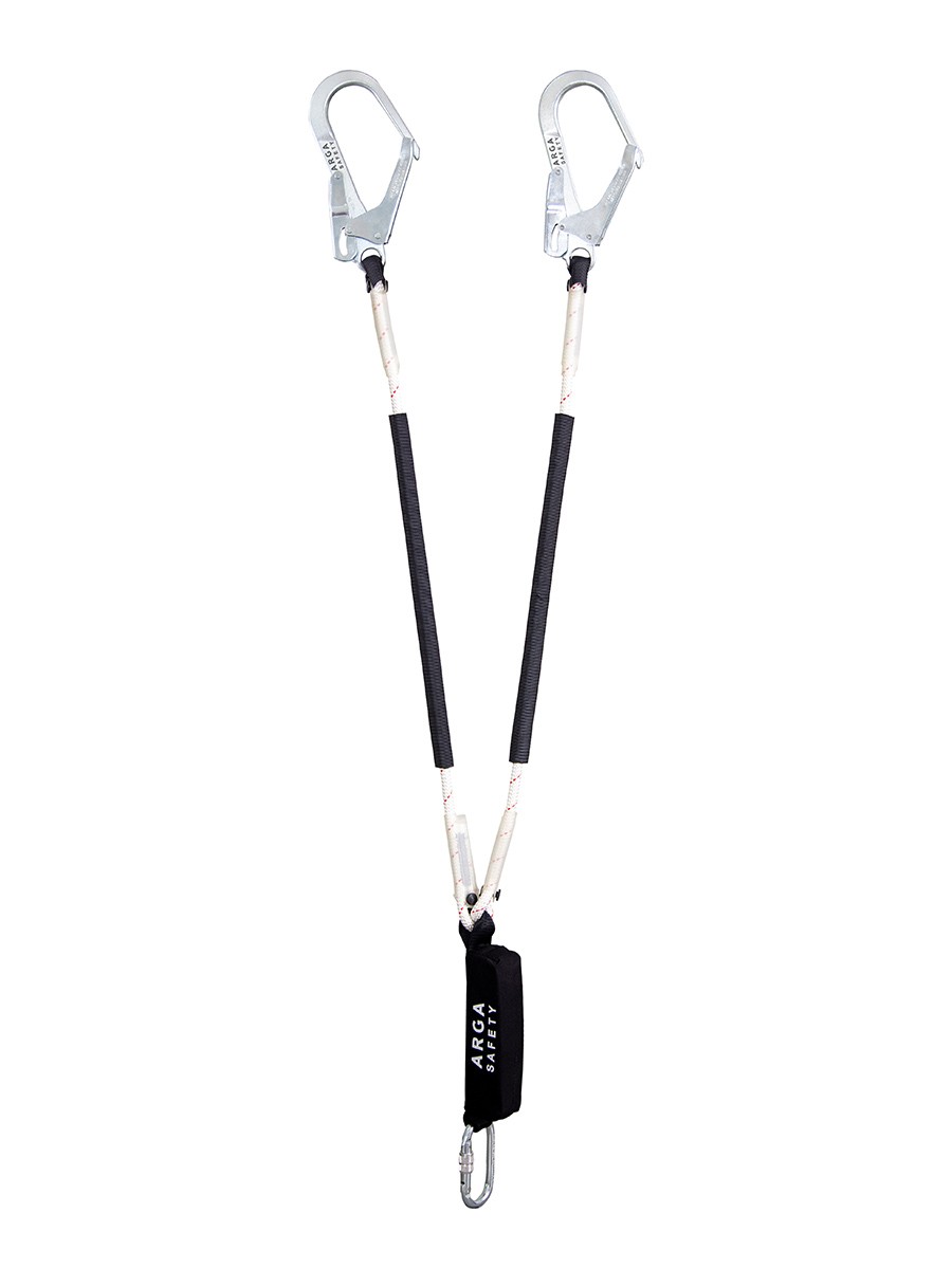 ARGA Safety Çift Kol Şok Emicili Lanyard ZUMA Y (DSS-53 + OKS-17 S)