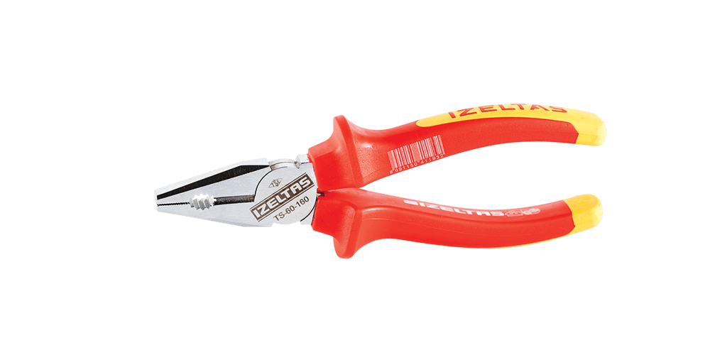 1000V İZOLELİ ELEKTRİKÇİ KOMBİNE PENSE 180 MM