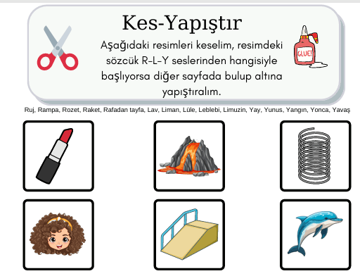 R-L-Y İşitsel Farkındalık Çalışması