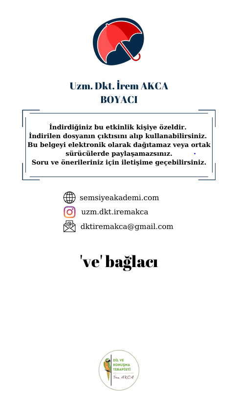 "ve" Bağlacı