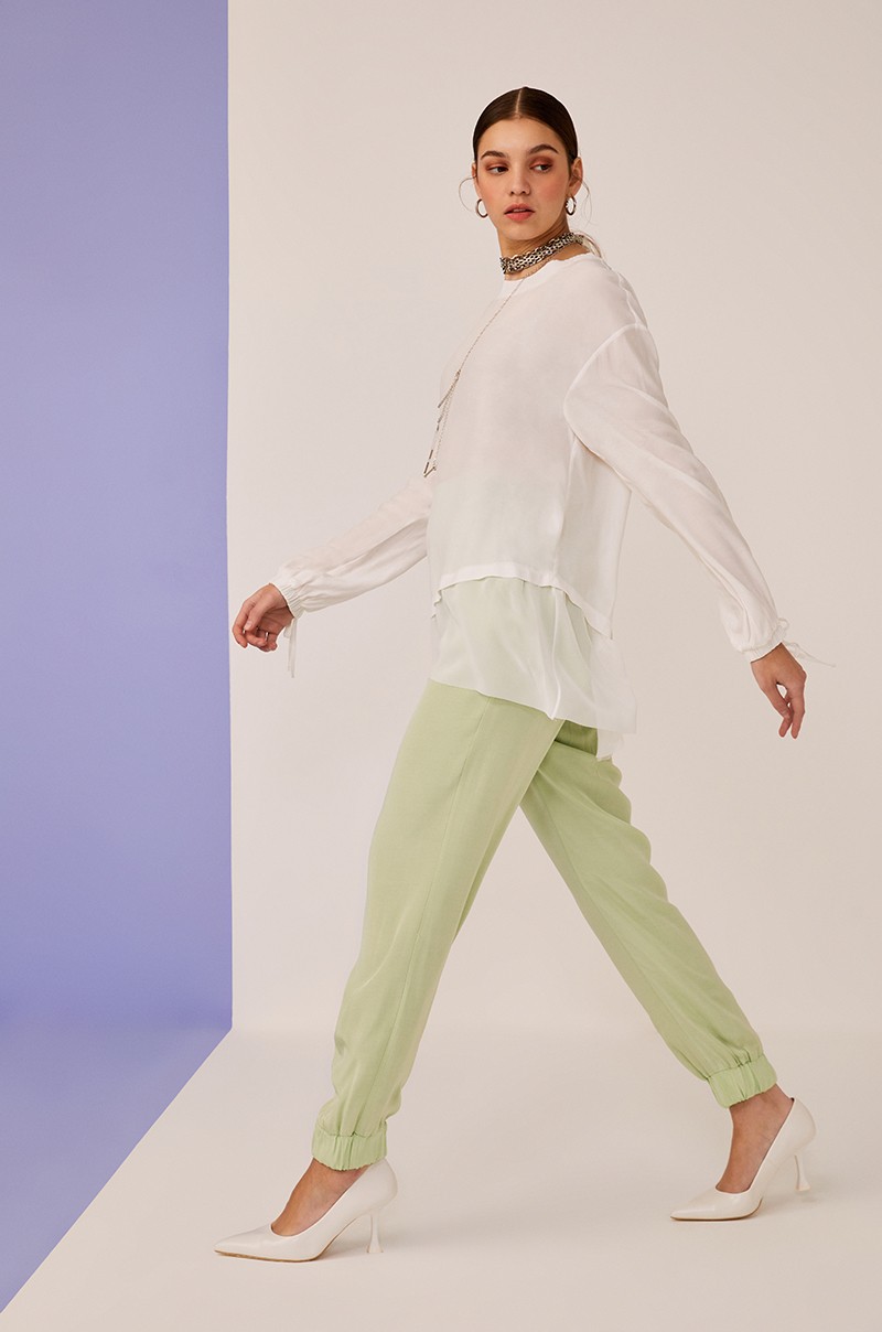 Relaxed Jogger Pantolon - MINT