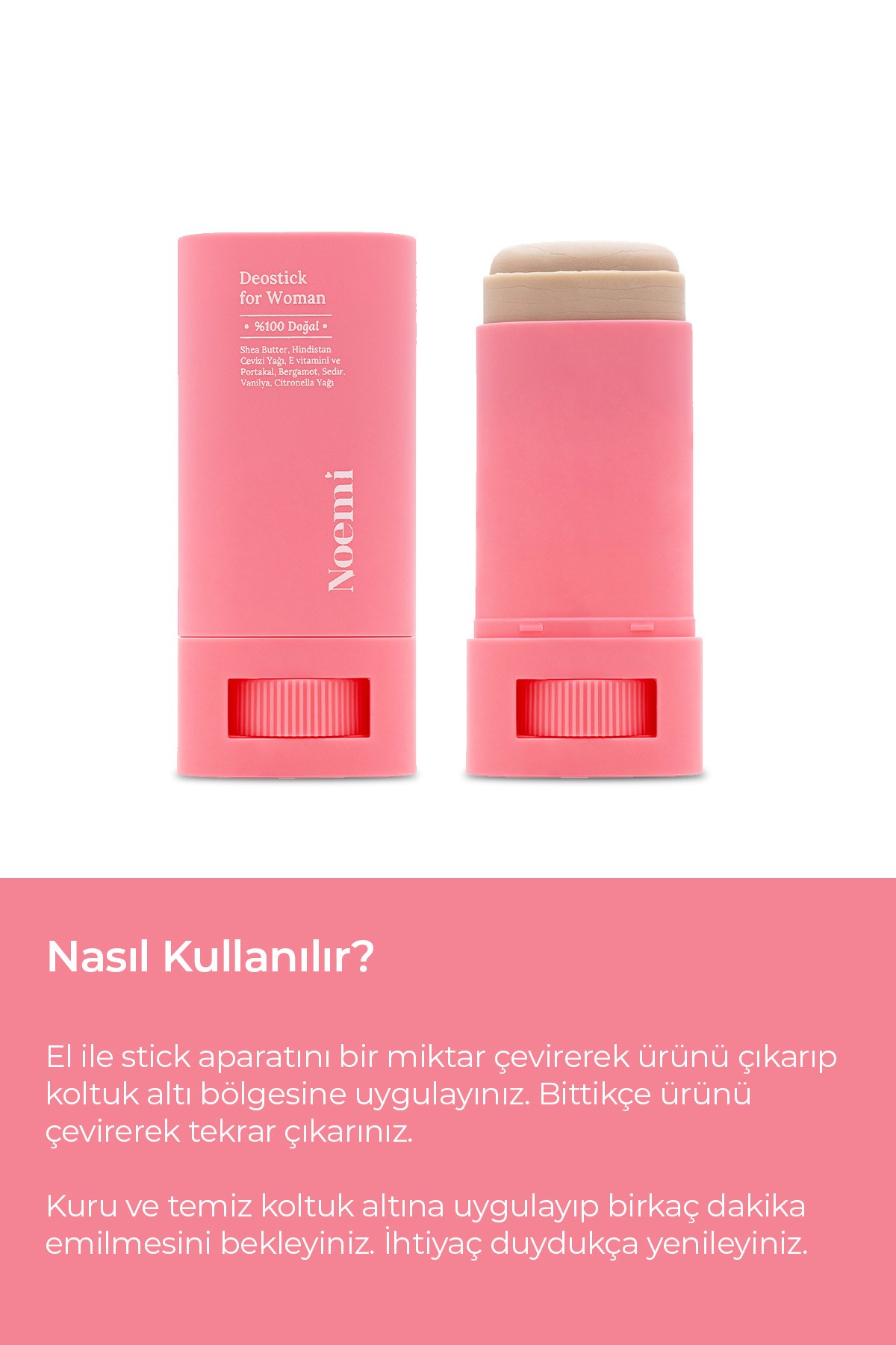 Doğal Deo Stick / Roll On