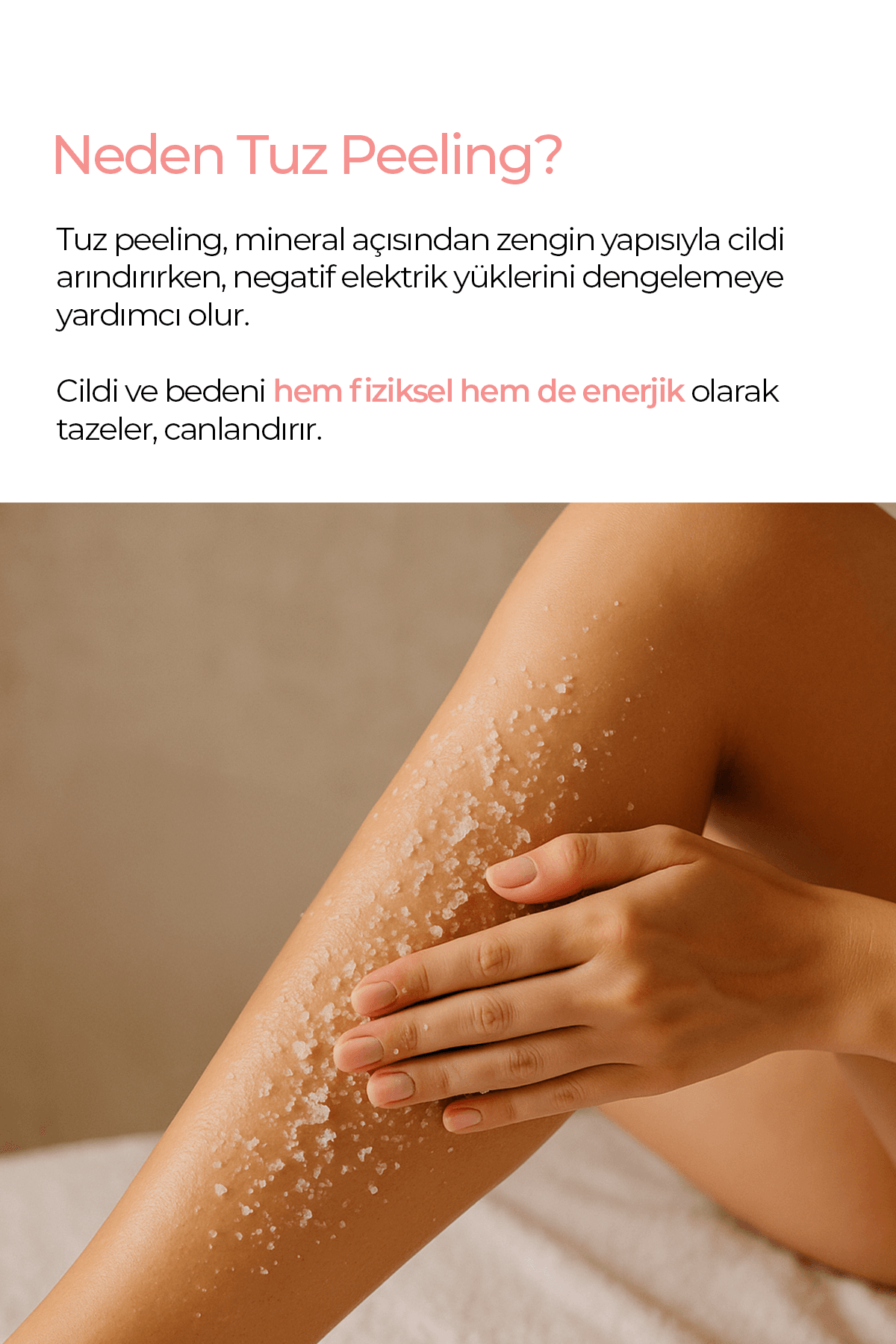 Doğal Body Scrub - Arındırıcı, Yoğun Nemlendirici El Ve Vücut Peelingi   - Mabel 300gr