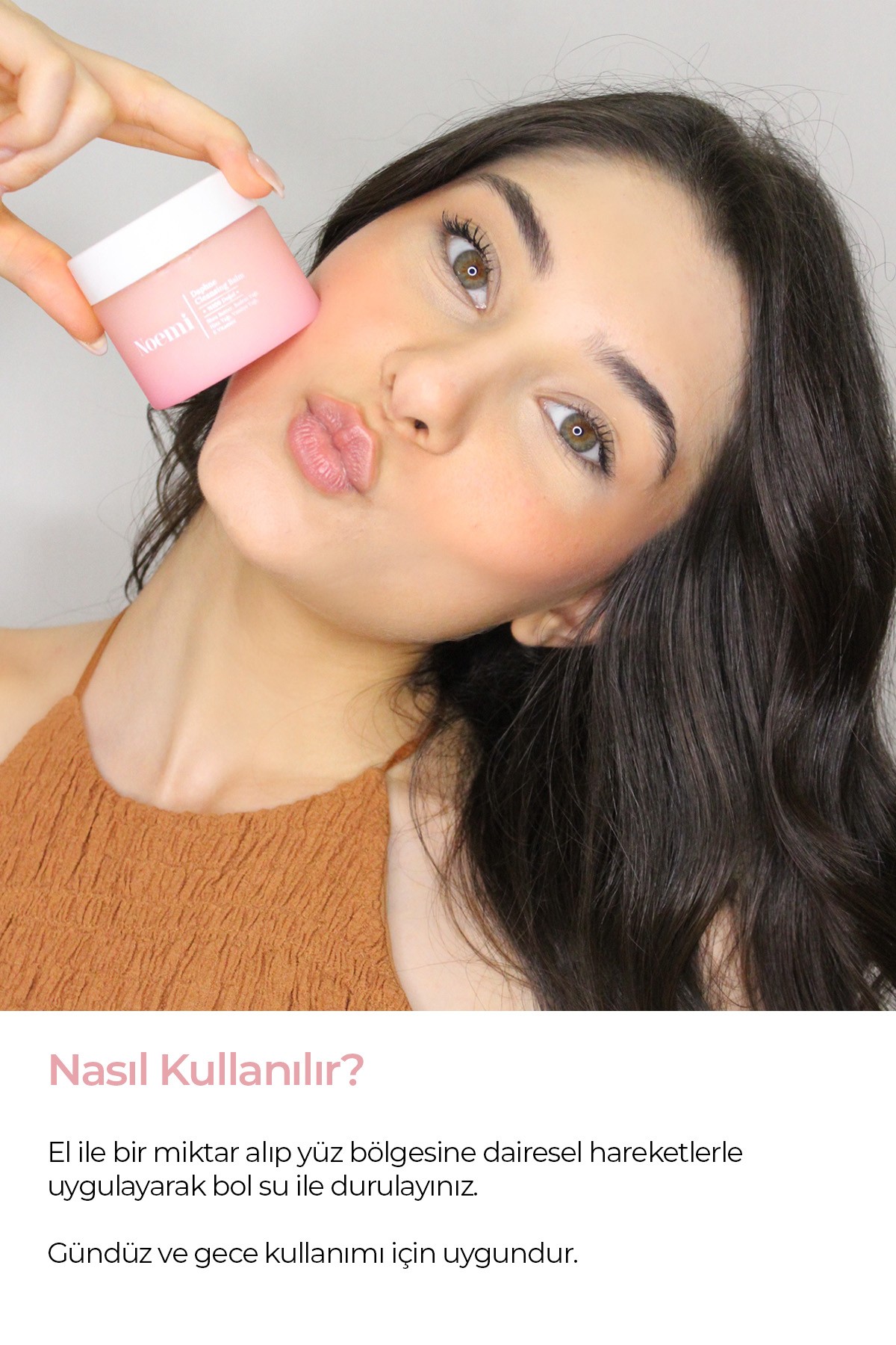 %100 Doğal Makyaj Temizleme Balmı - Make Up Remover Balm - Vanilya Kokulu - 100ml