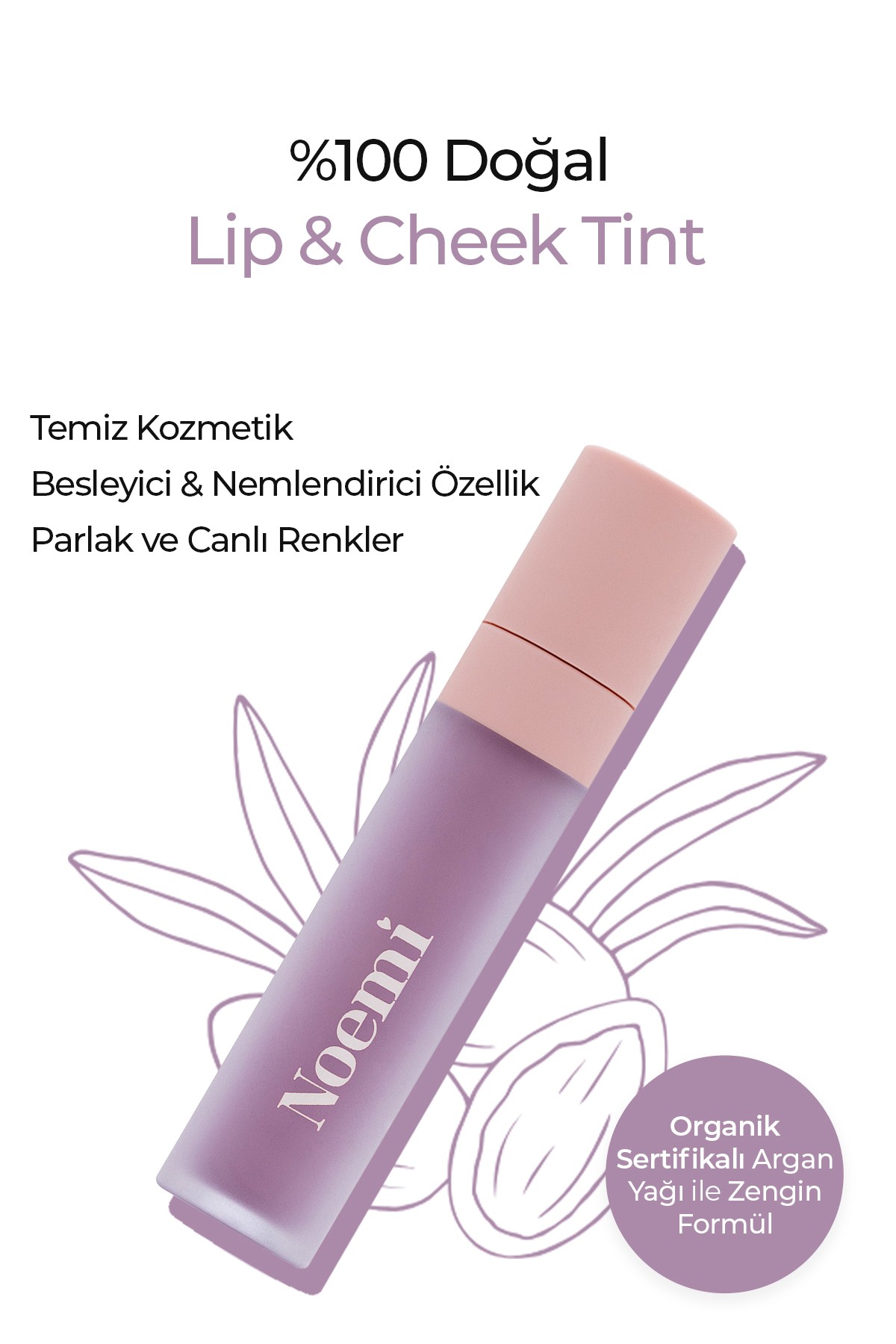 Lip & Cheek / Tint - Besleyici Özellik - 10 Lili / Aydınlatıcı - Renklendirme
