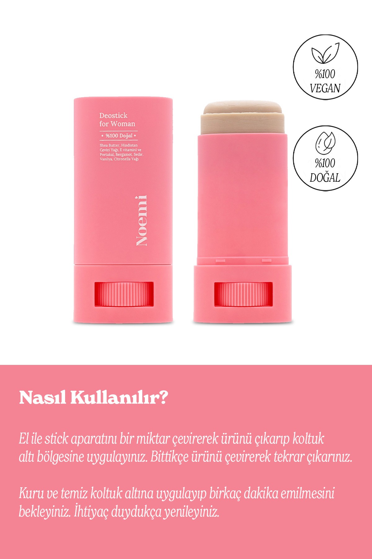 Doğal Deo Stick / Roll On