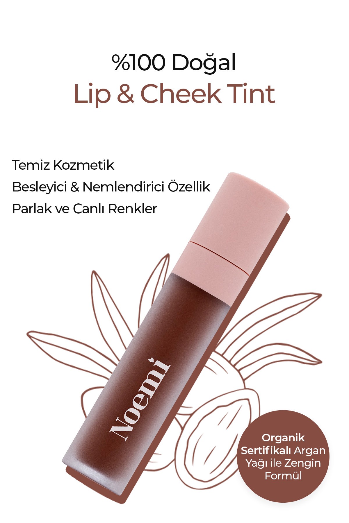 Lip & Cheek / Tint - Besleyici Özellik - 07 Coco