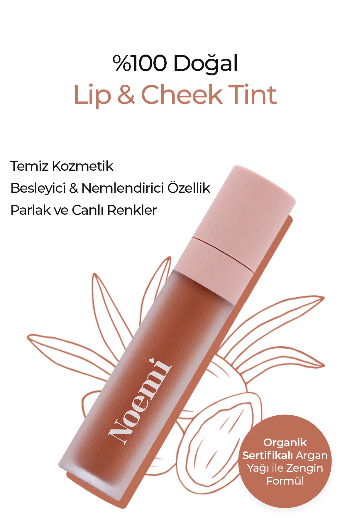 Lip & Cheek / Tint - Besleyici Özellik - 08 Sunkiss