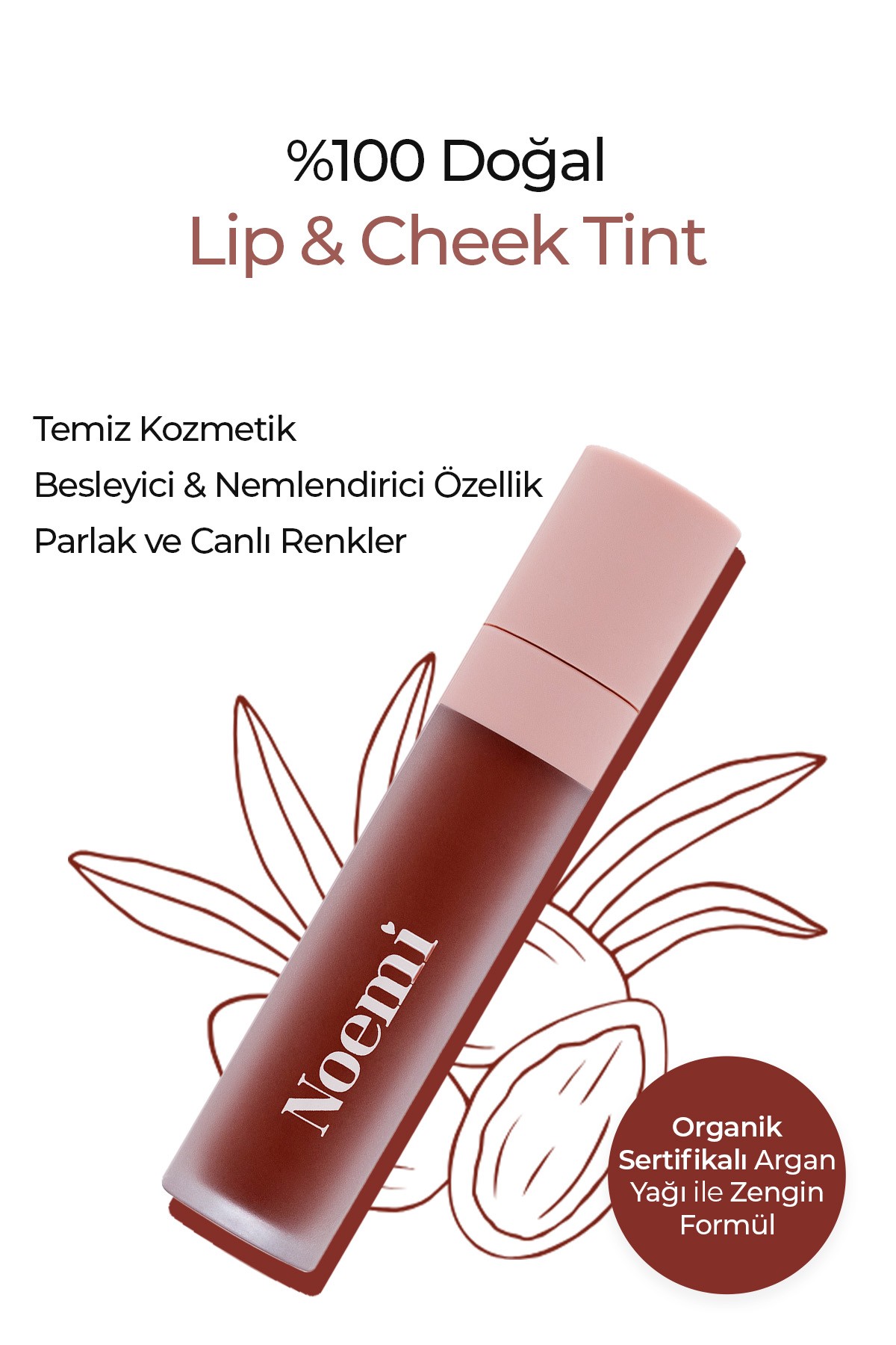 Lip & Cheek / Tint - Besleyici Özellik - 02 Blush
