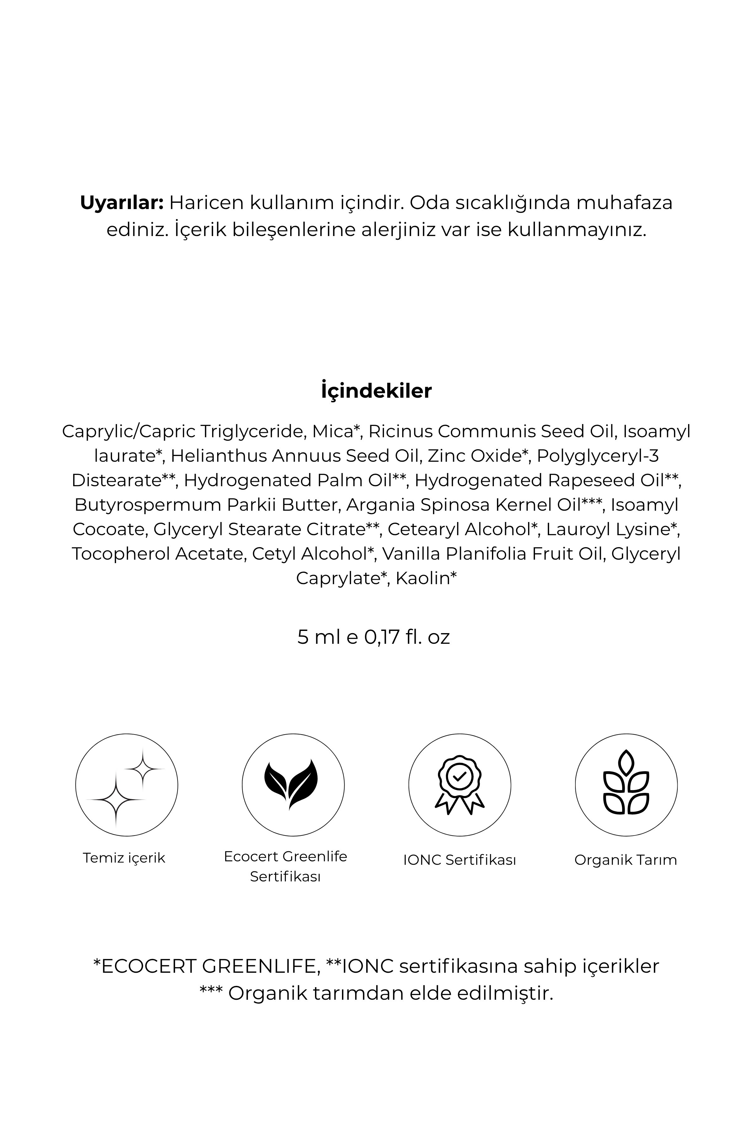 Lip & Cheek / Tint - Besleyici Özellik - 10 Lili / Aydınlatıcı - Renklendirme