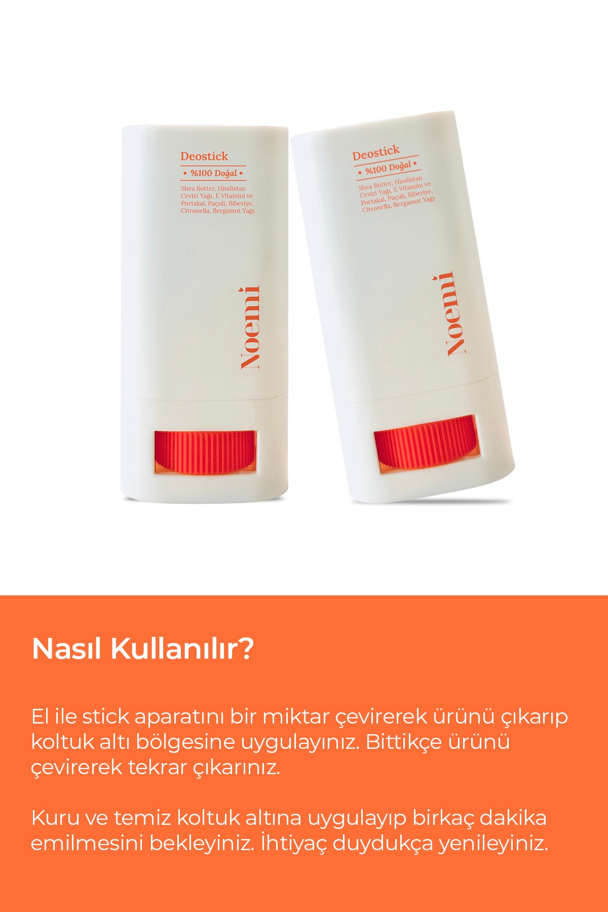 Doğal Deo Stick / Roll On