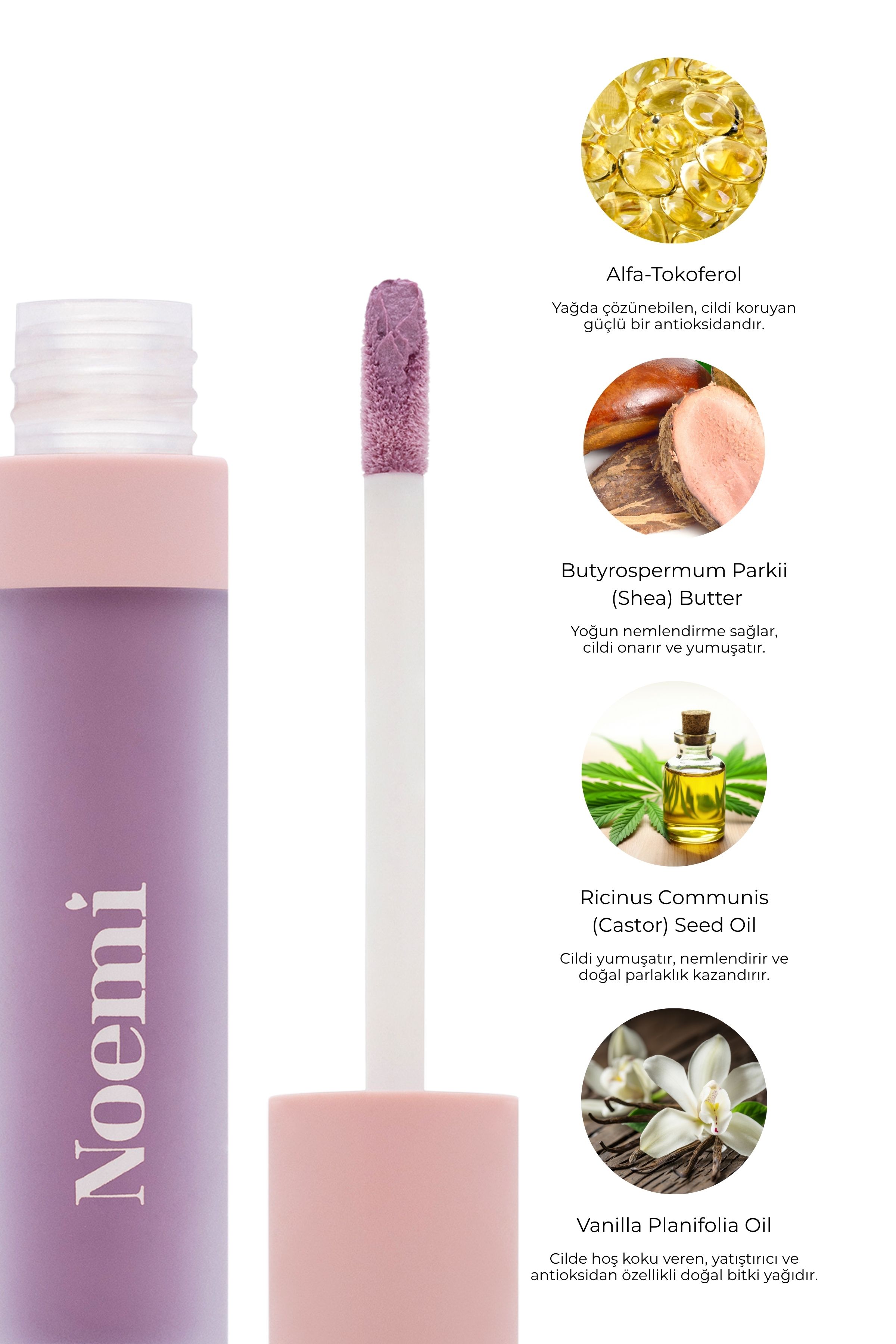 Lip & Cheek / Tint - Besleyici Özellik - 10 Lili / Aydınlatıcı - Renklendirme