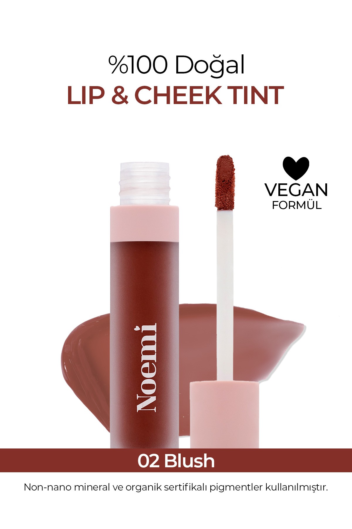 Lip & Cheek / Tint - Besleyici Özellik - 02 Blush
