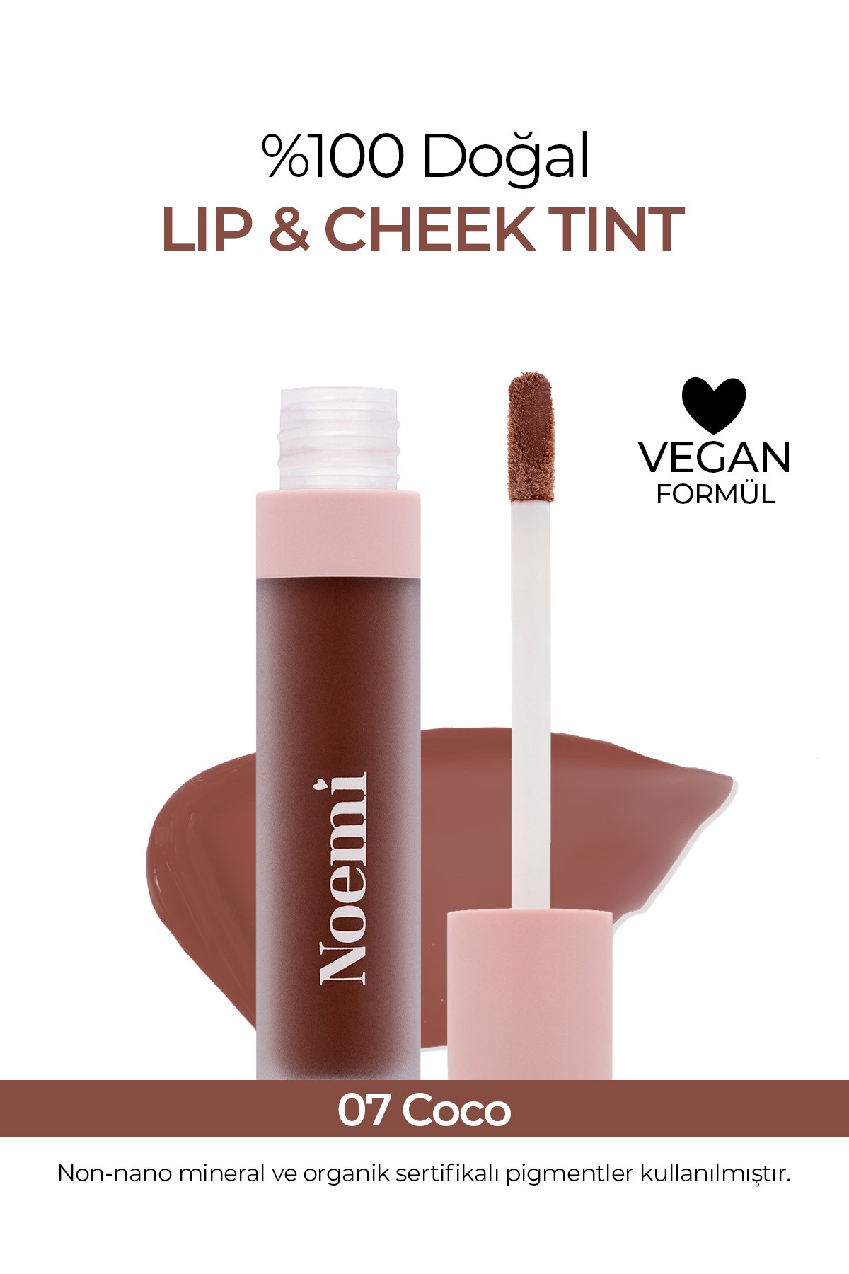 Lip & Cheek / Tint - Besleyici Özellik - 07 Coco