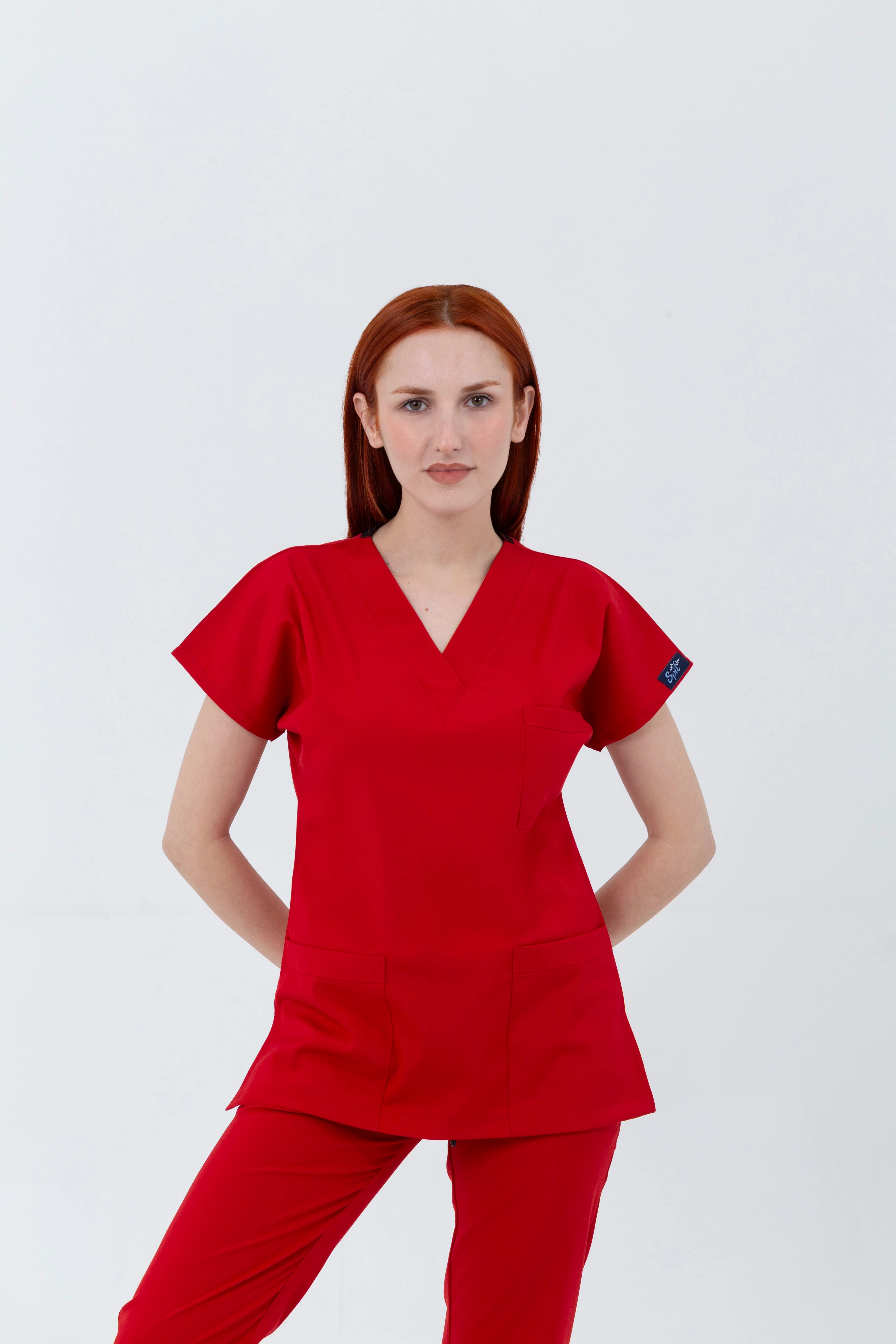 KIRMIZI MAGNESİA LİKRALI TEK ÜST - UNISEX