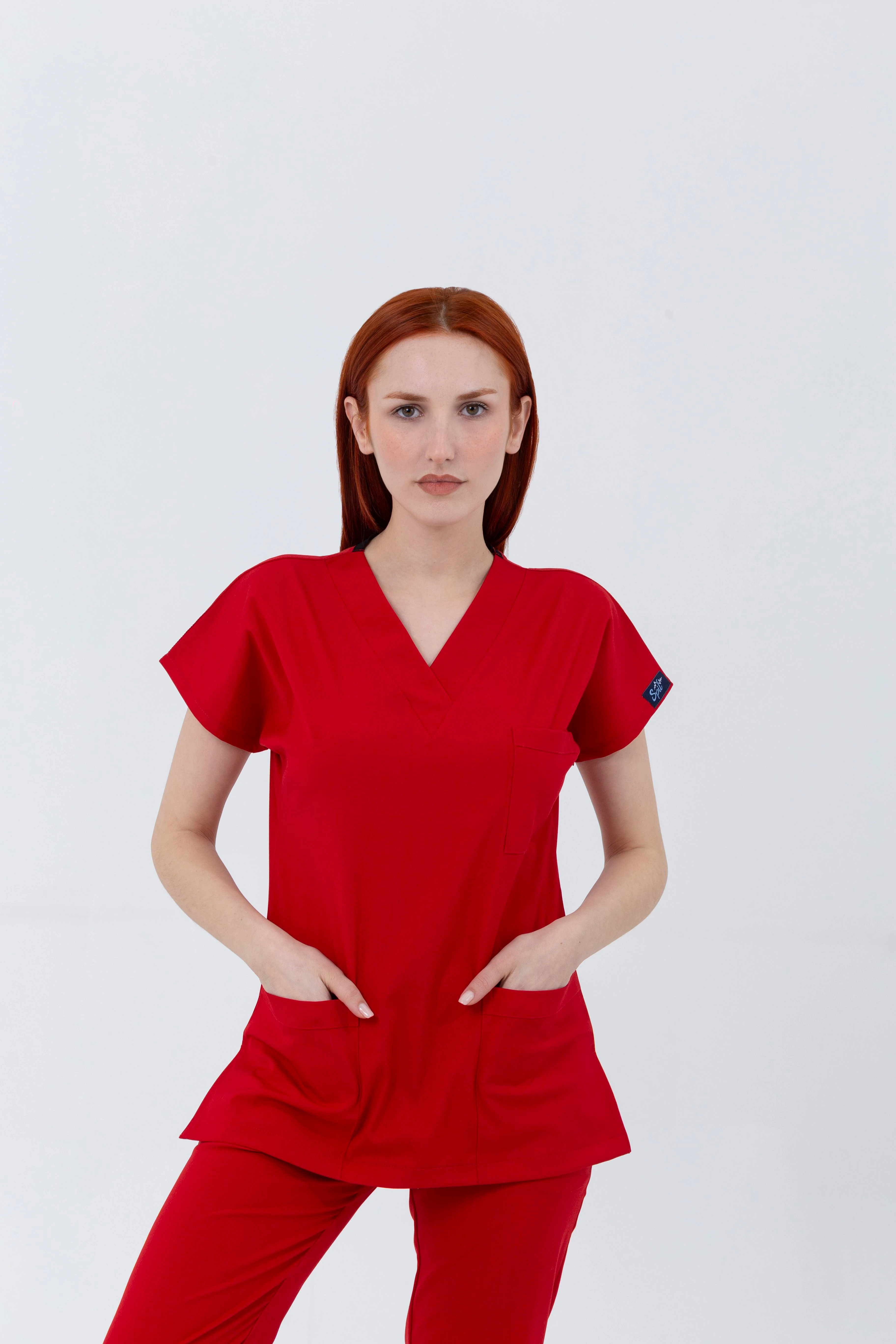 KIRMIZI MAGNESİA LİKRALI TEK ÜST - UNISEX