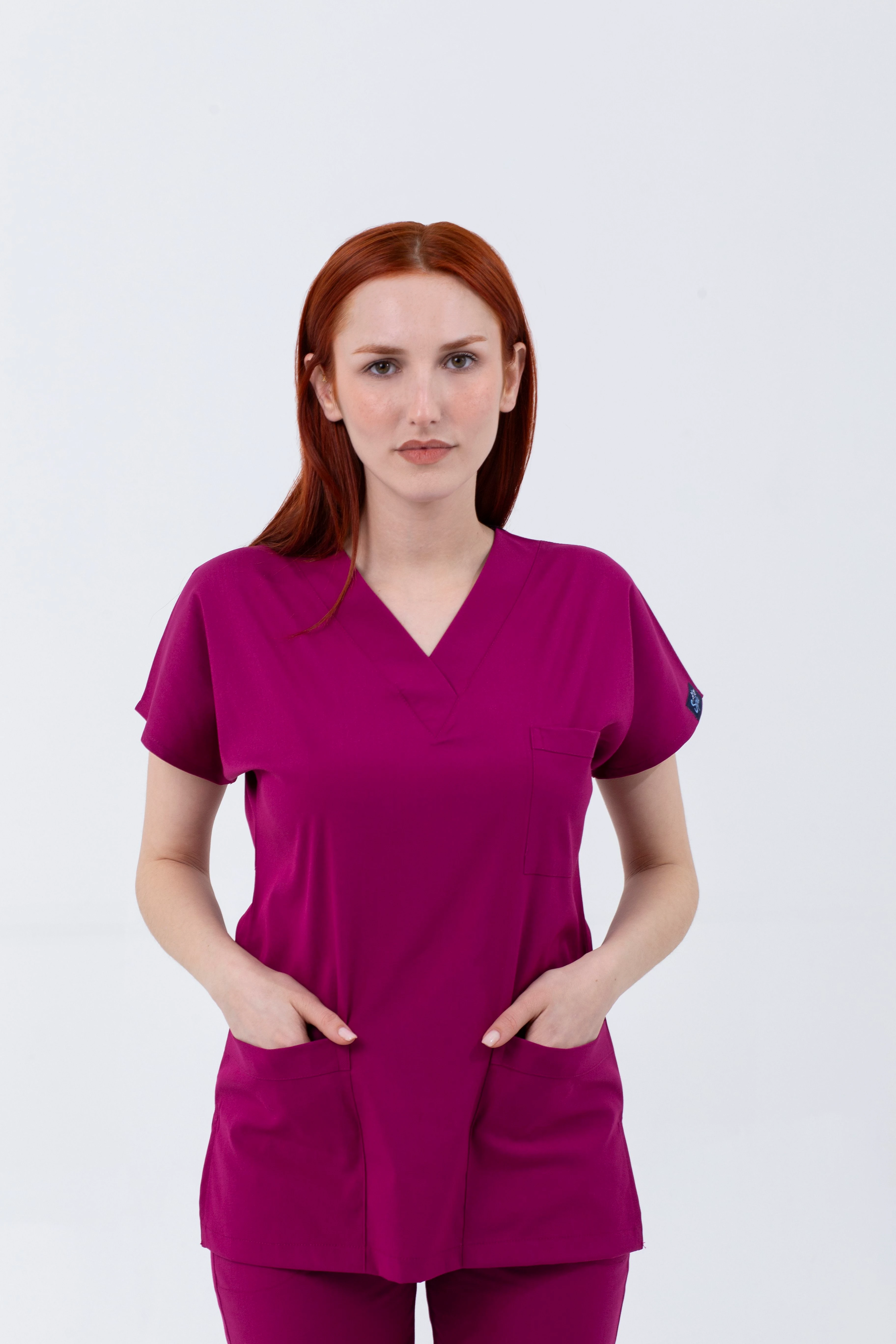 KOYU FUŞYA MAGNESİA LİKRALI TEK ÜST - UNISEX