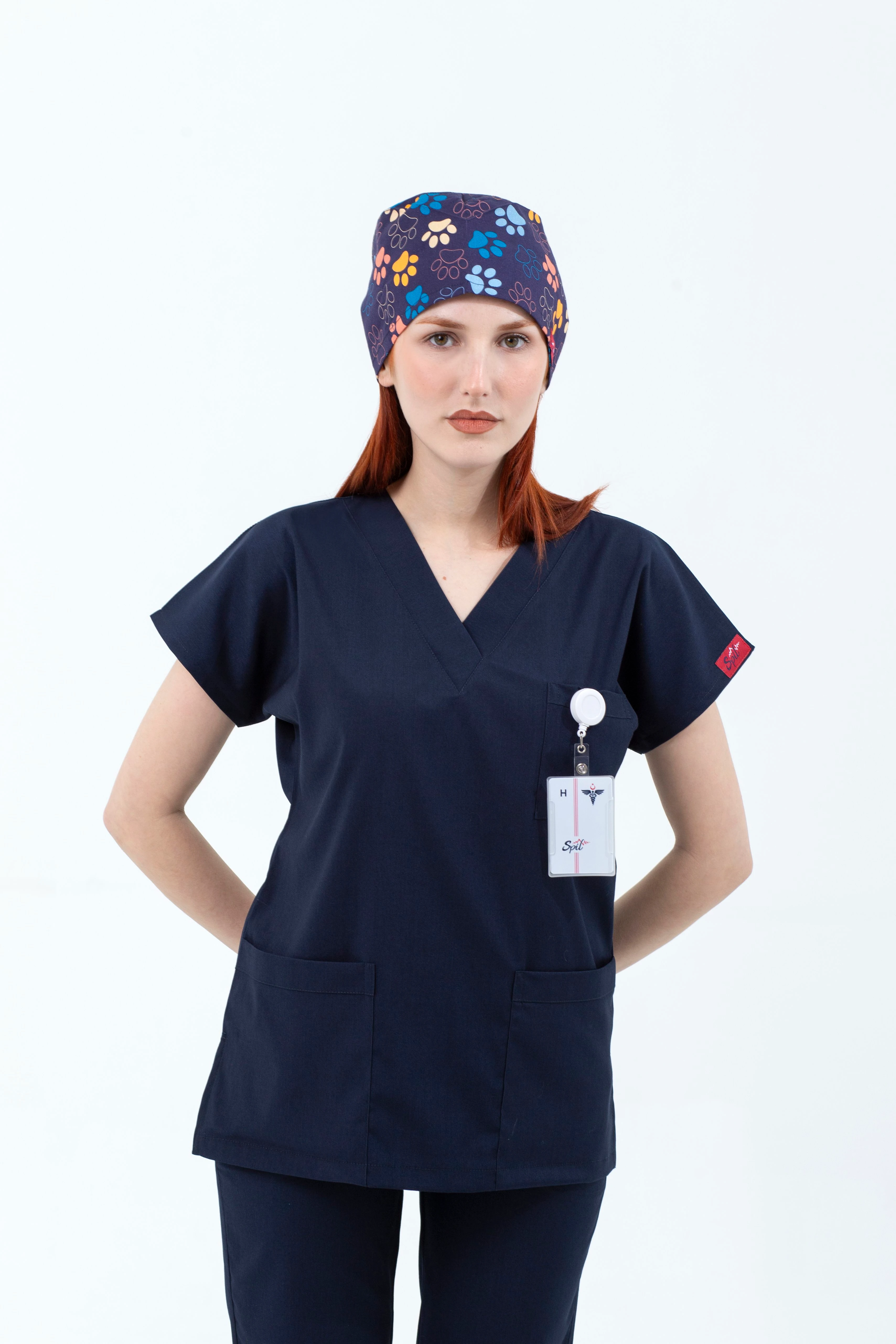 LACİVERT MAGNESİA LİKRALI TEK ÜST - UNISEX