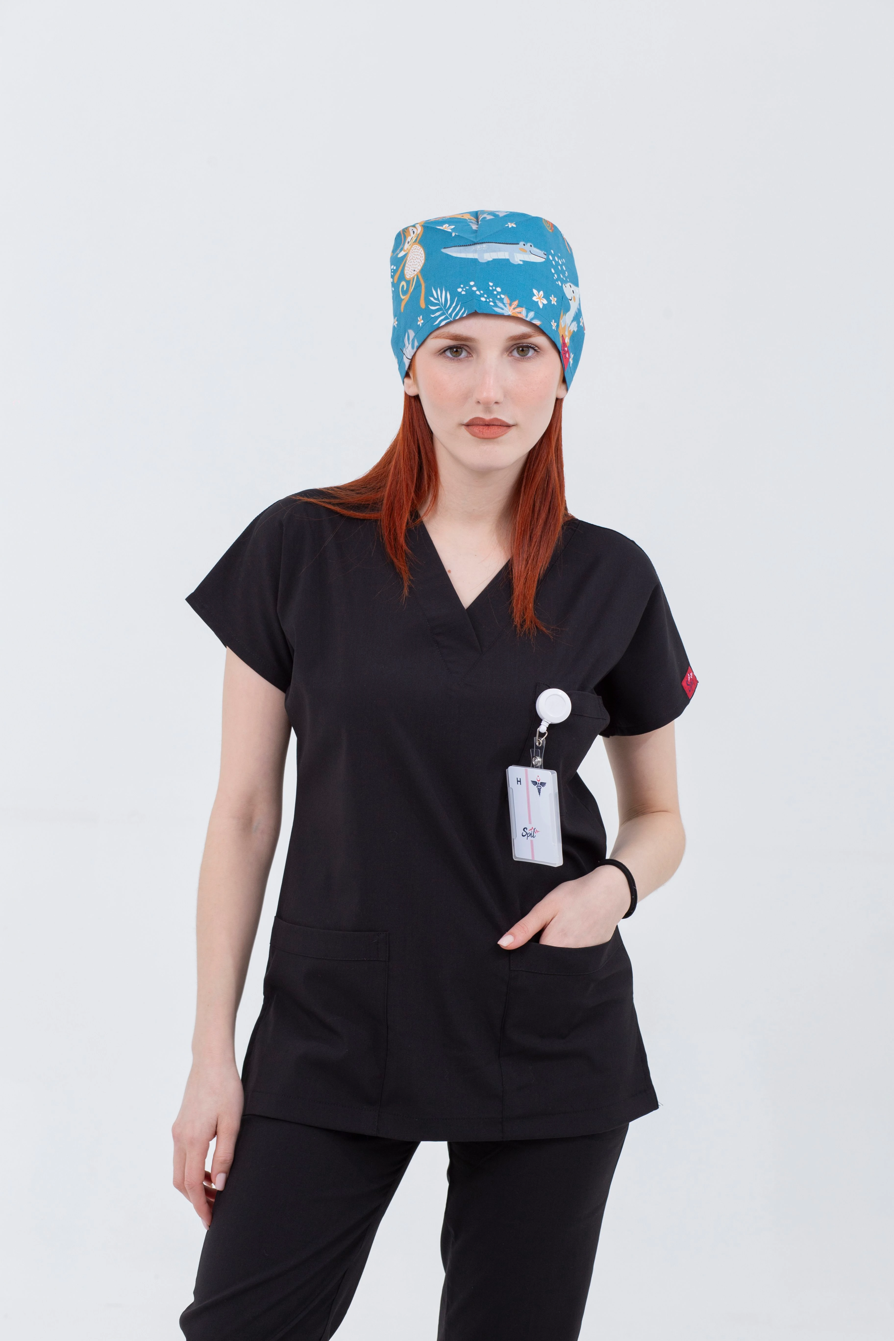 SİYAH MAGNESİA LİKRALI TEK ÜST - UNISEX