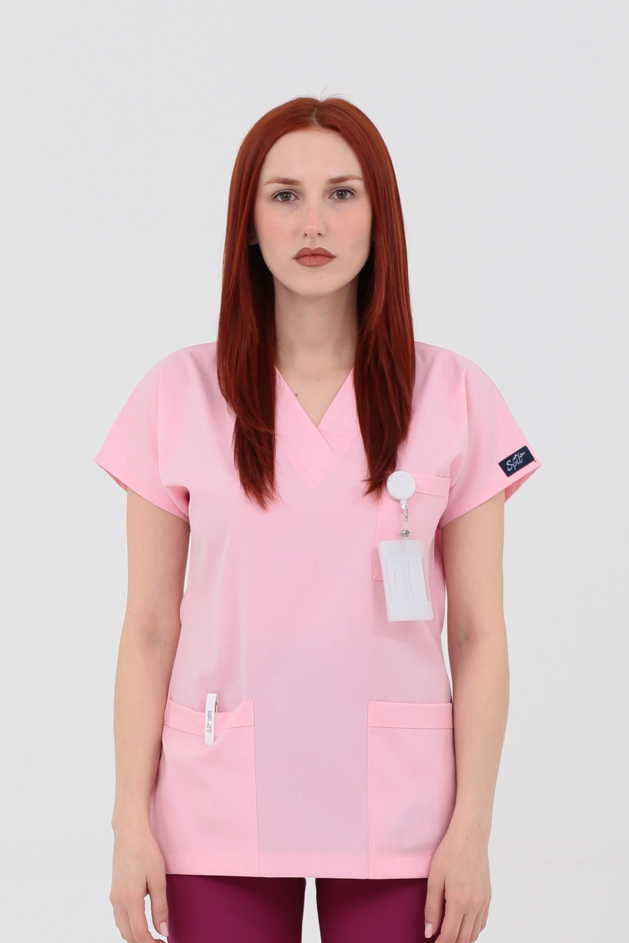 TOZ PEMBE MAGNESİA LİKRALI TEK ÜST - UNISEX