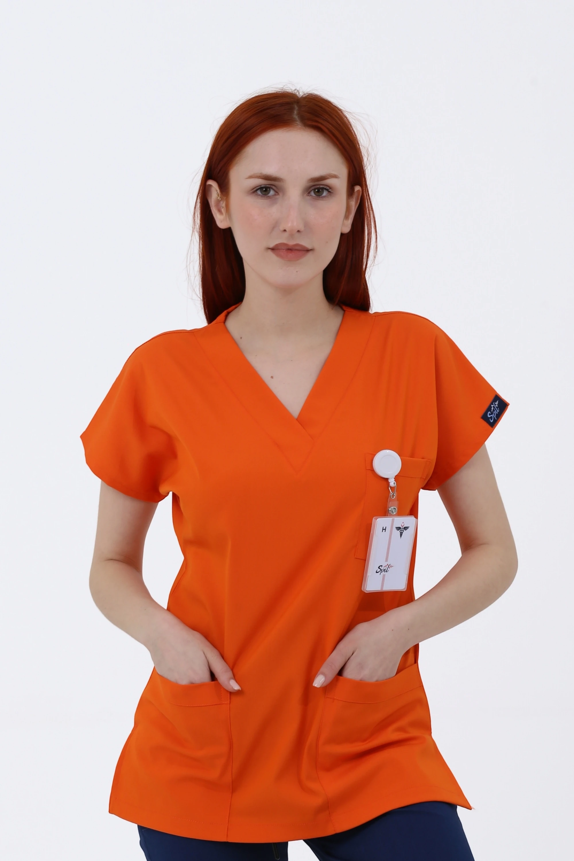 TURUNCU MAGNESİA LİKRALI TEK ÜST - UNISEX