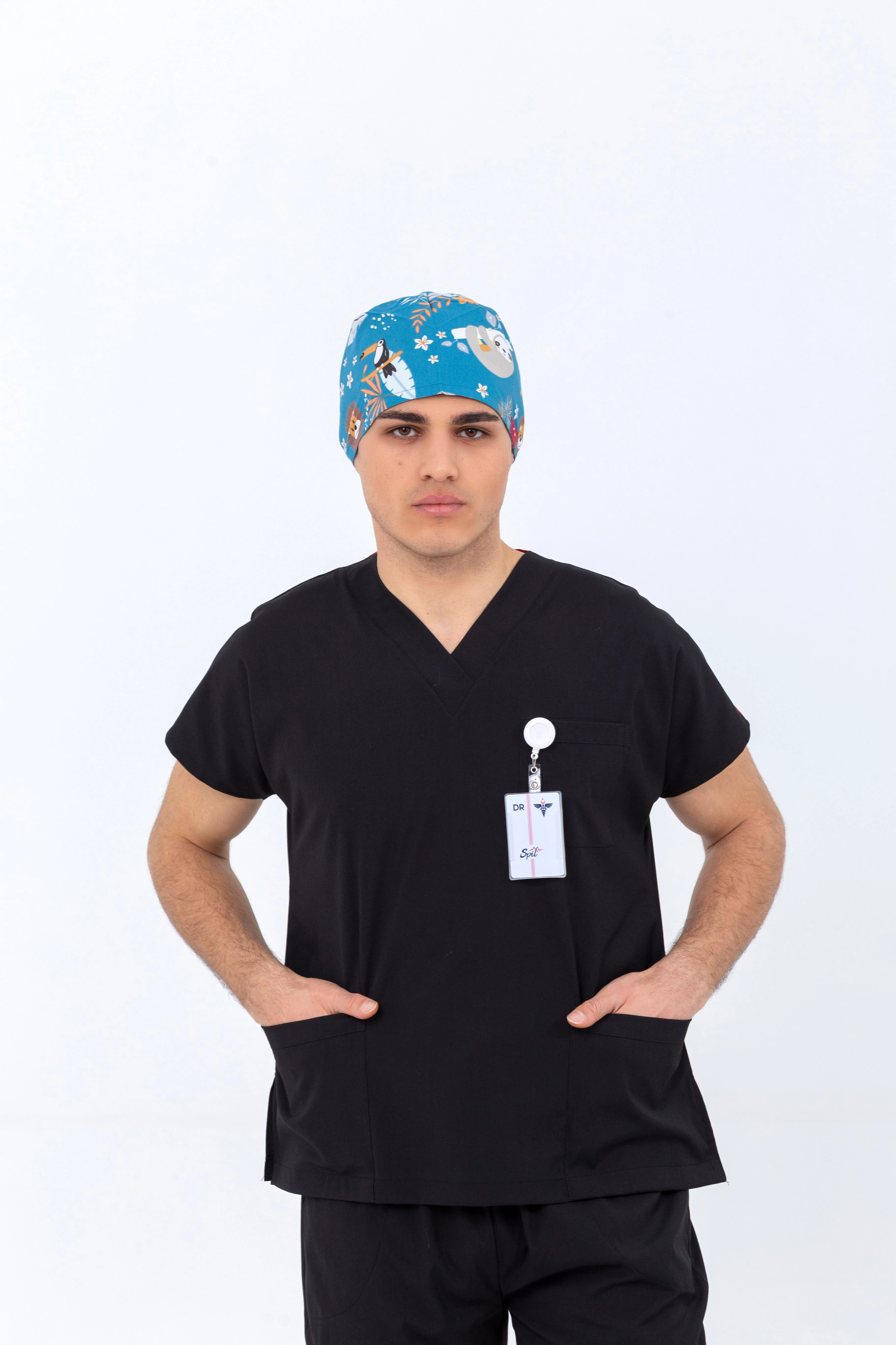 SİYAH MAGNESİA LİKRALI TEK ÜST - UNISEX