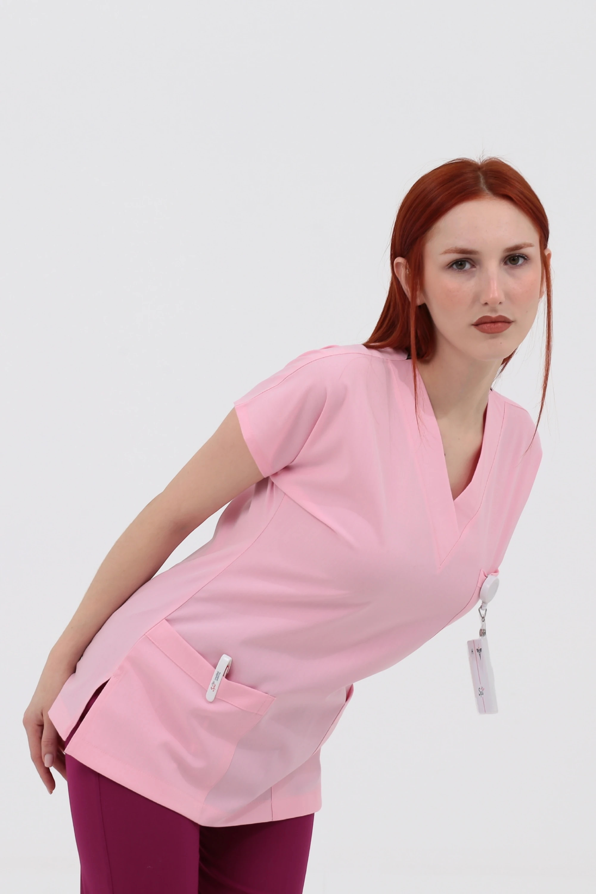 TOZ PEMBE MAGNESİA LİKRALI TEK ÜST - UNISEX