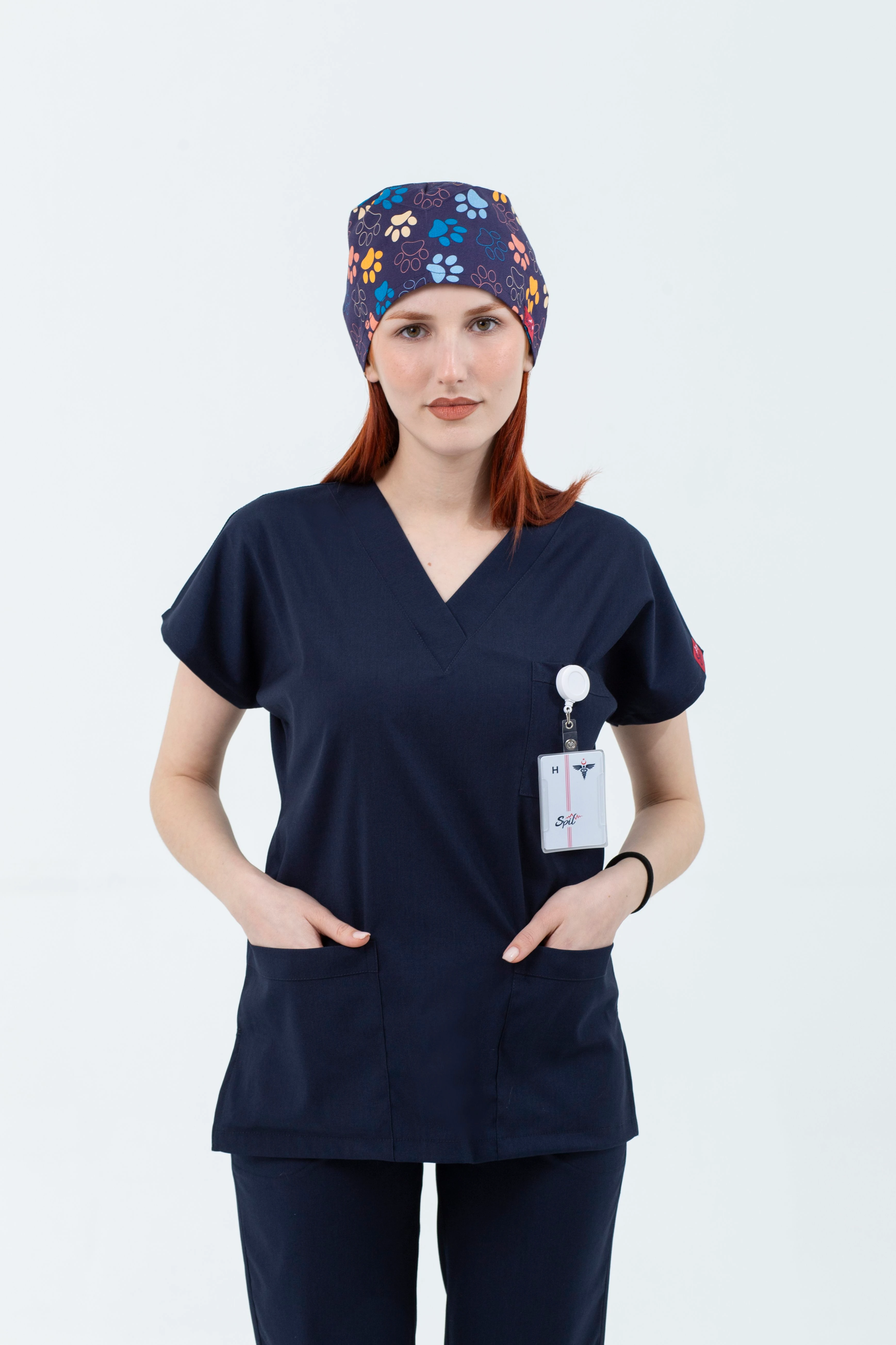 LACİVERT MAGNESİA LİKRALI TEK ÜST - UNISEX