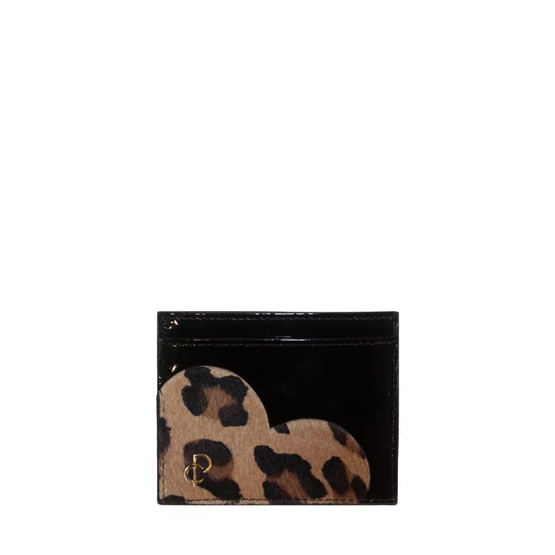 Leopard Print Zip Cardholder