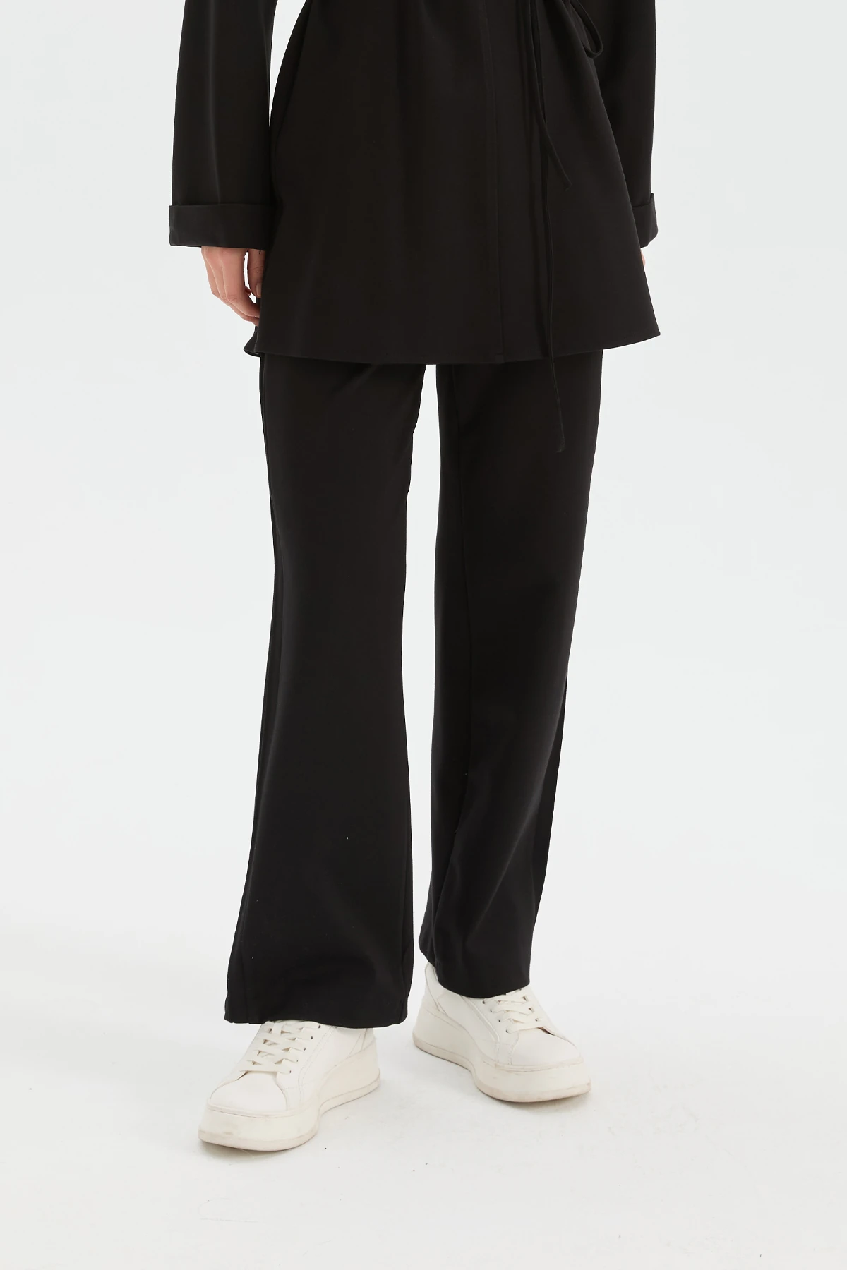 Nervür Detaylı Scuba Pantolon