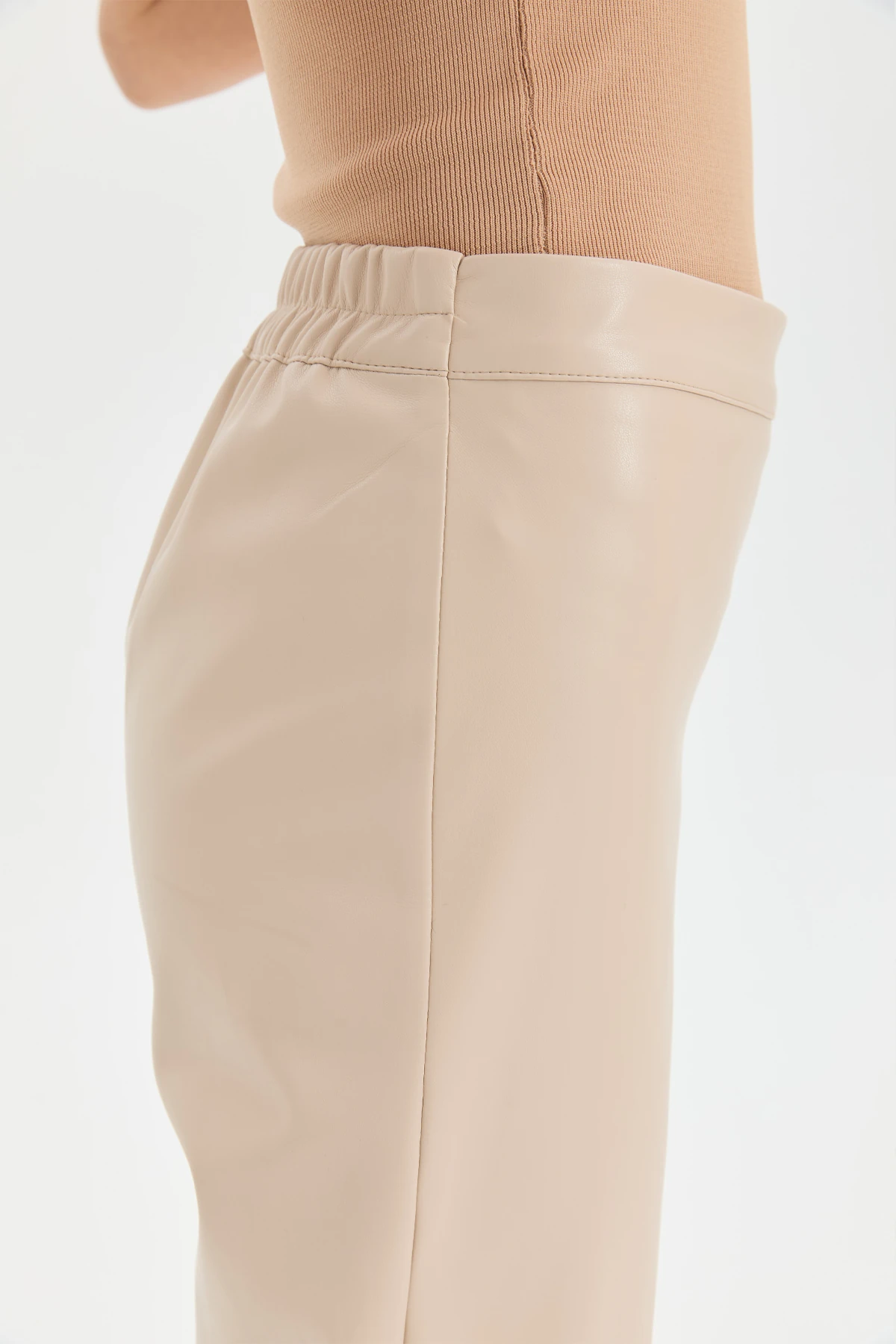 Bol Paça Deri Pantolon