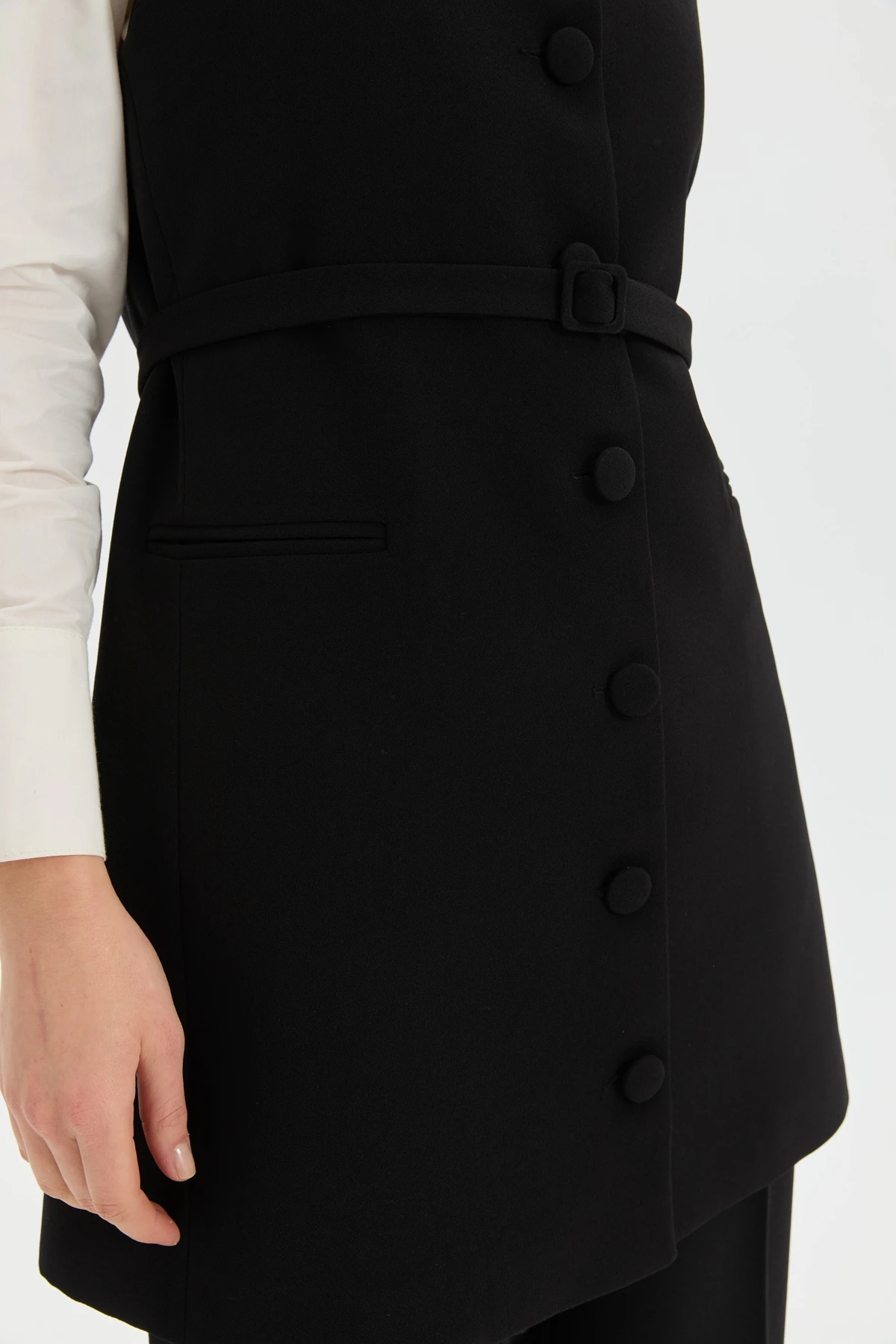 Kemerli Yelekli Takım