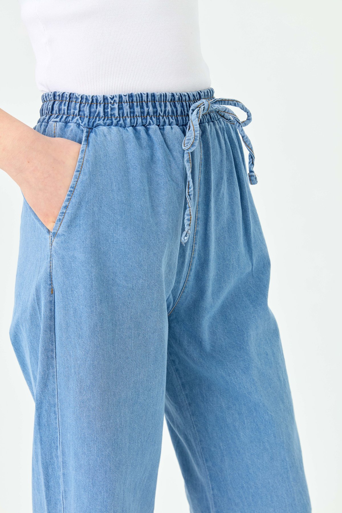 Basic Bol Paça Kot Pantolon