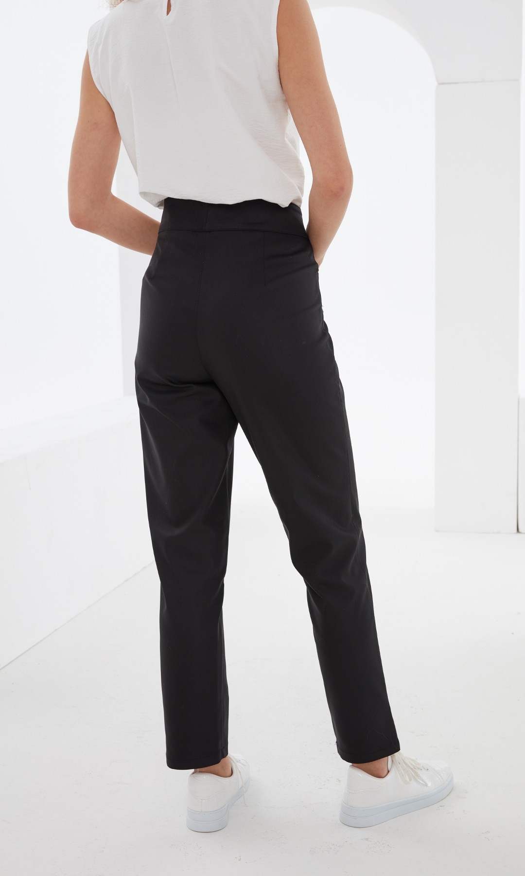 Gabardin Pantolon Siyah