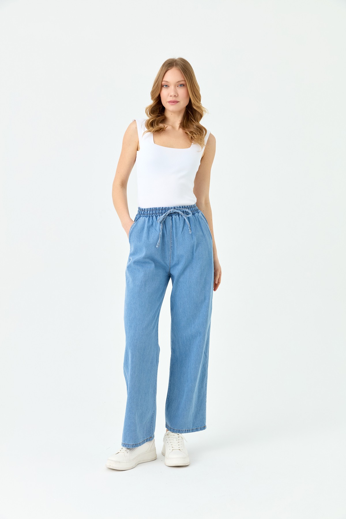 Basic Bol Paça Kot Pantolon