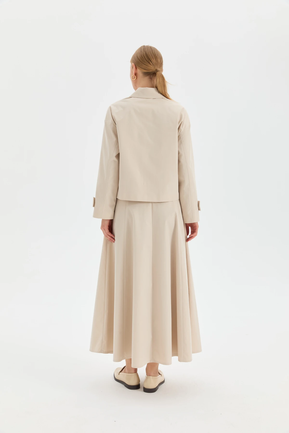 Cep Detaylı Godeli Etek