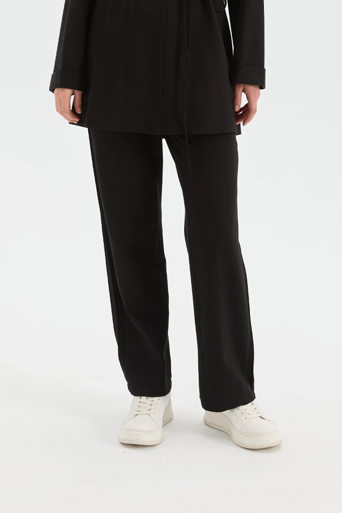 Nervür Detaylı Scuba Pantolon