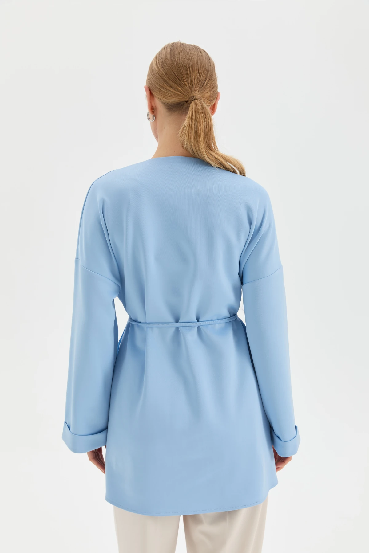 Nervür Detaylı Sweat