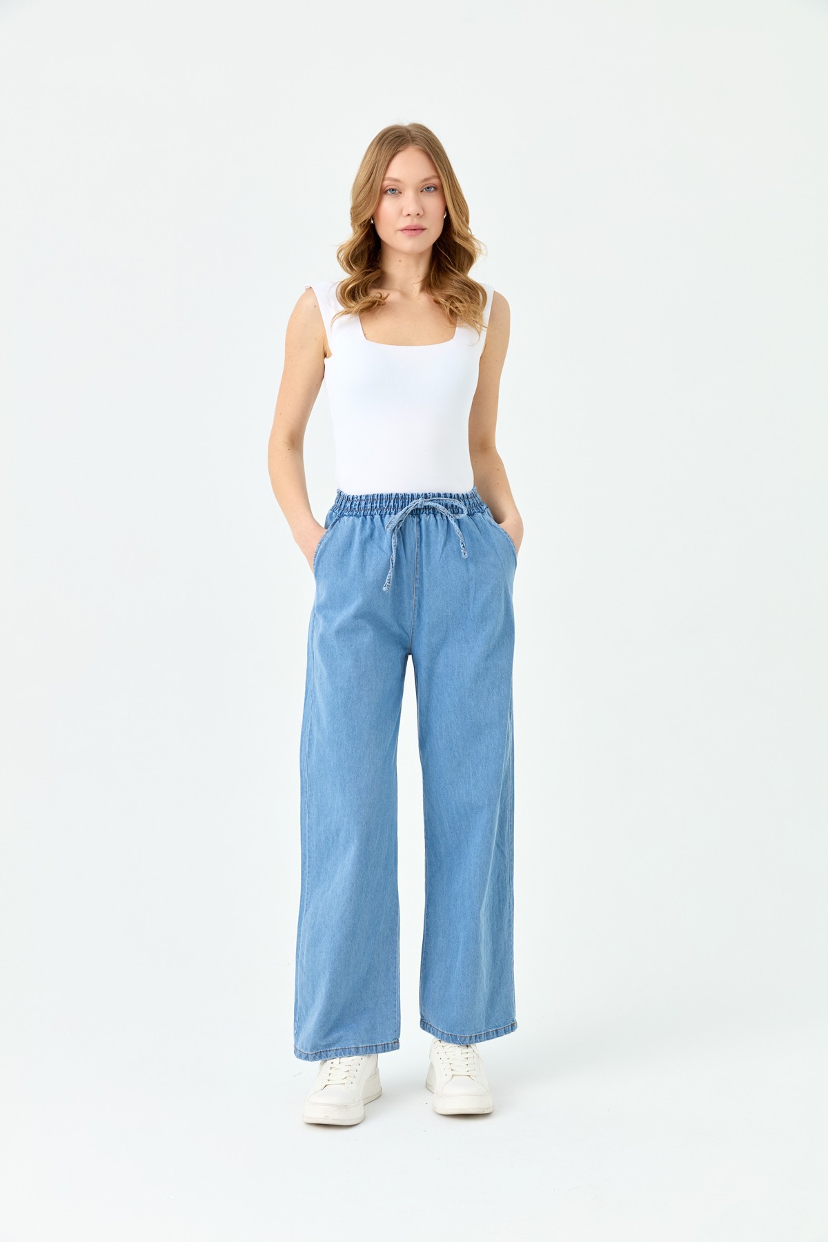 Basic Bol Paça Kot Pantolon