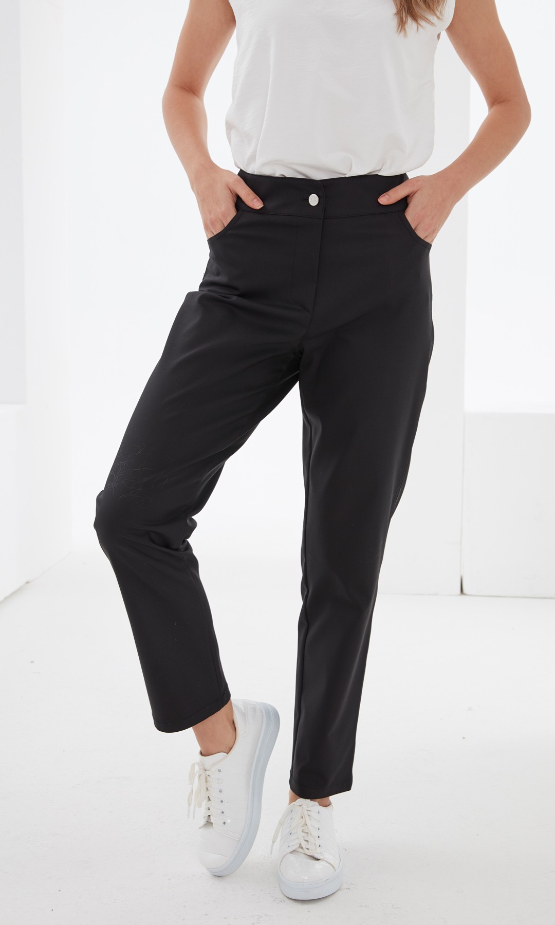 Gabardin Pantolon Siyah