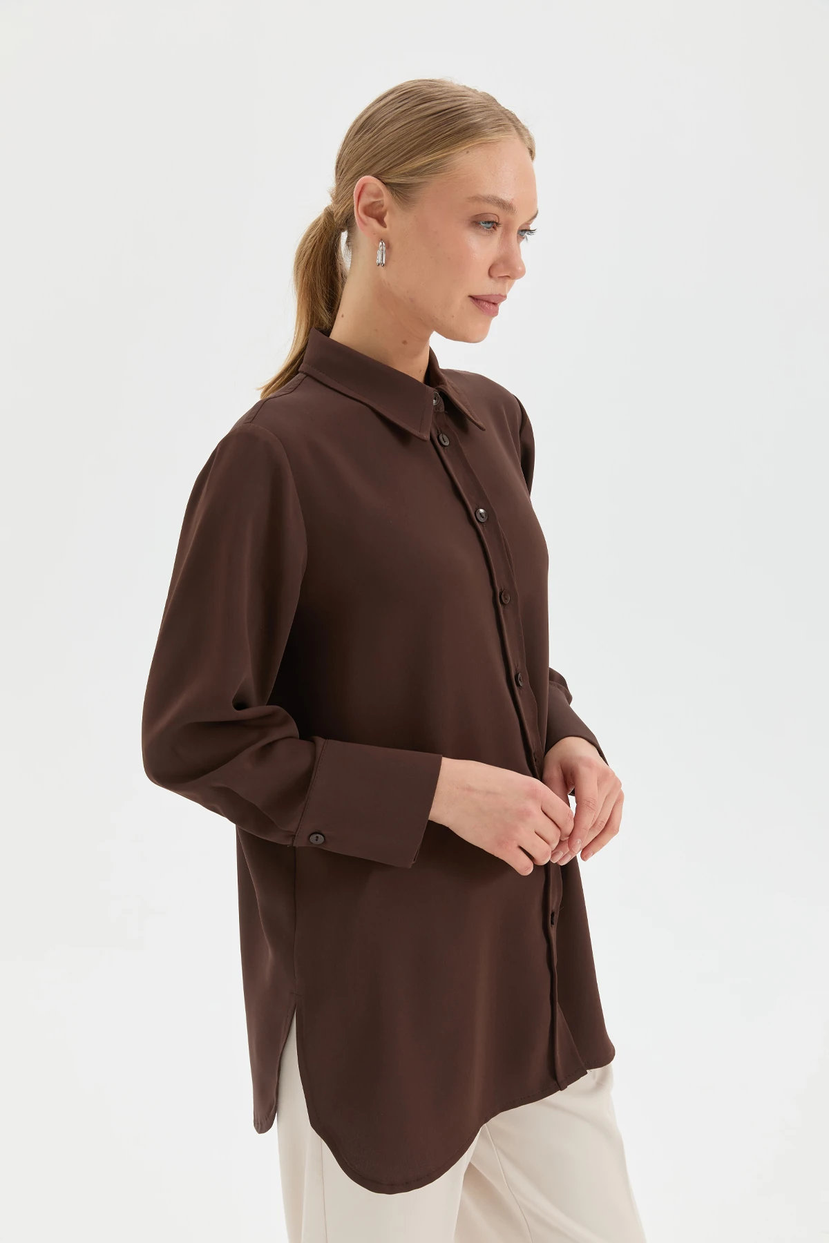 Classic Krep Gömlek