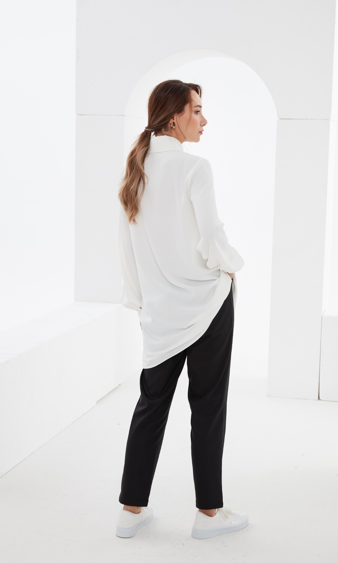 Gabardin Pantolon Siyah