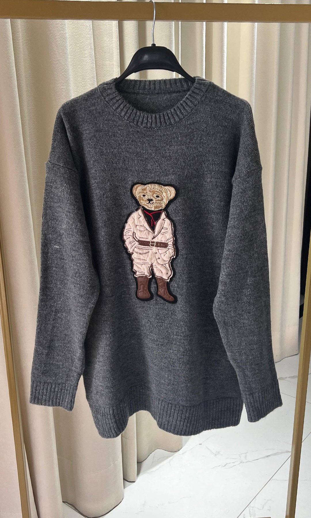 Bear Triko Kazak Gri