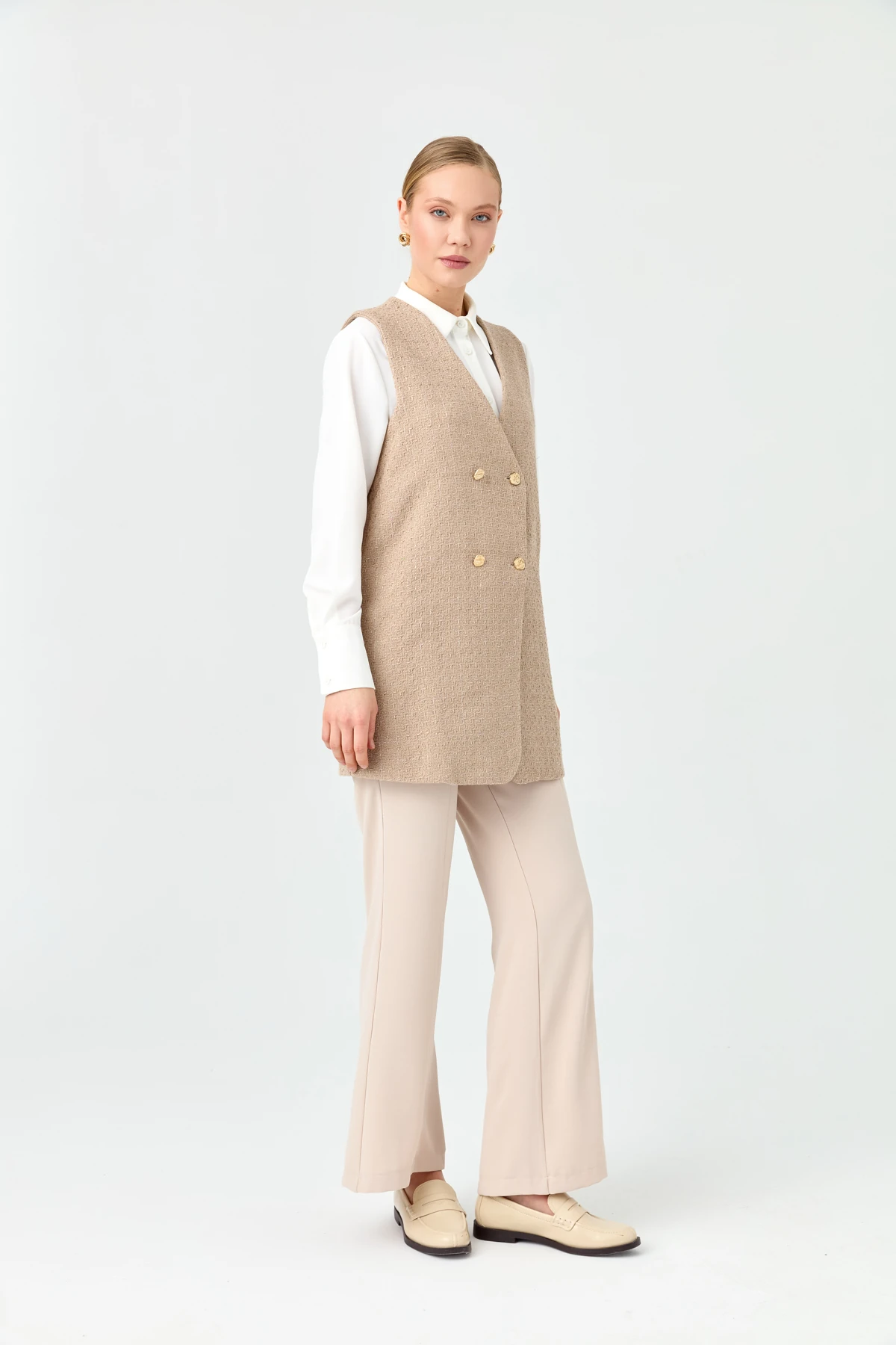 Max Tüvit Yelek Bej