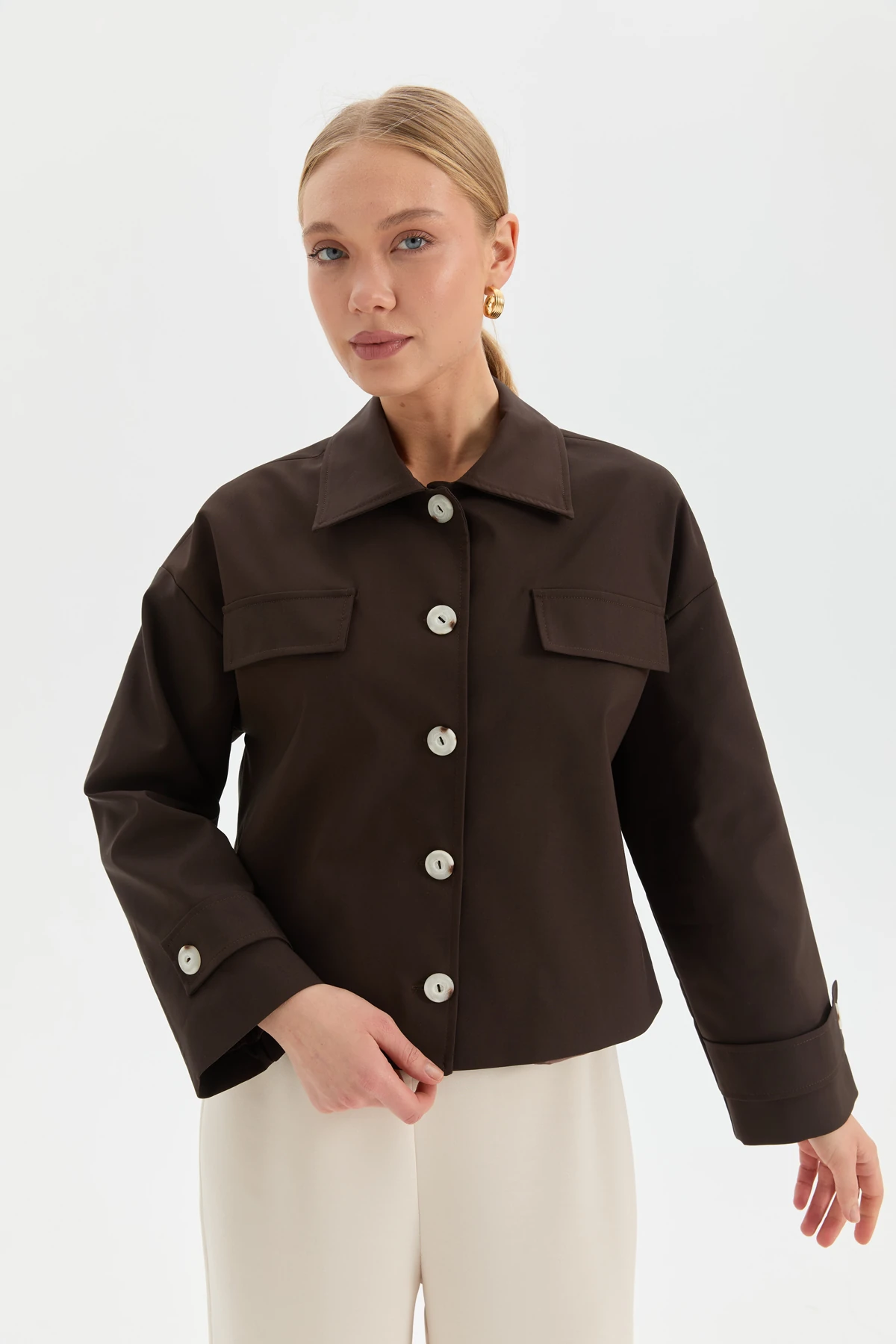 Önden Düğmeli Ceket